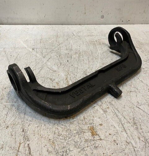 Vestal MFG 1" Cast Iron Water Meter Yoke Bar 15" Long w/ 1 Notch