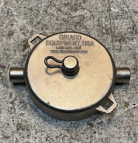 Girard Equipment Stainless Steel Threaded Cap Fitting 4" OD 84mm ID