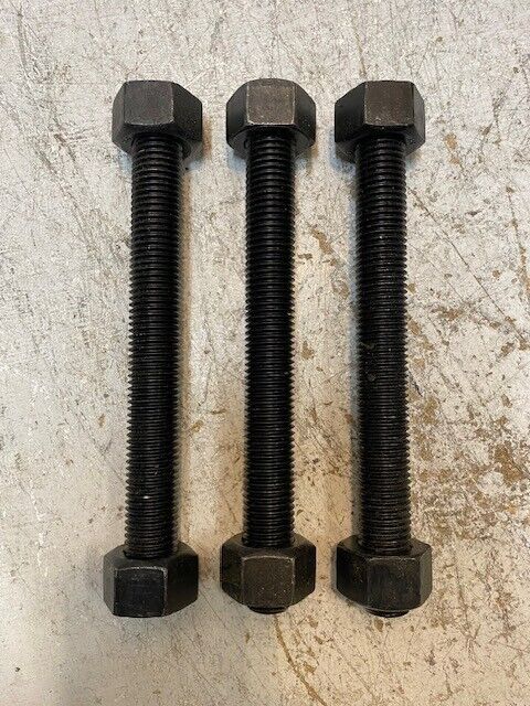 3 Qty of Ornamental Wood Ties Concrete Post & Beam Bolts & Nuts 1" x 10" (3 Qty)