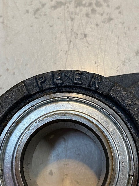 2 Qty of PEER 2-Bolt Flange FT206 Insert Bearing FH206-20 | 31mm Bore (2 Qty)