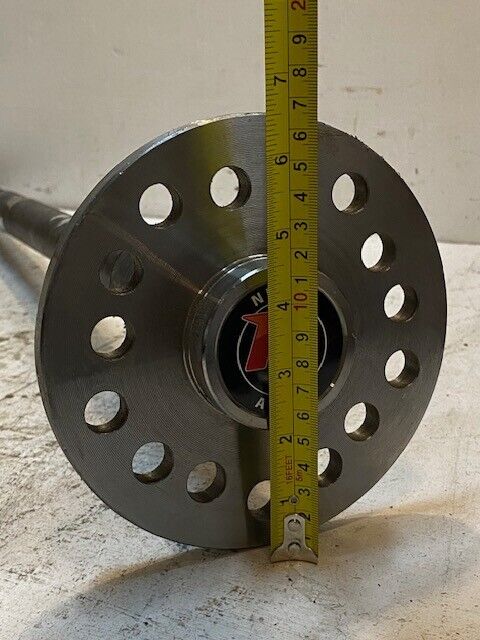 Nitro Axle Shaft 28-Spline 30mm End 15-Bolt 14mm Holes 6-1/2" Wide 33-1/2" Long