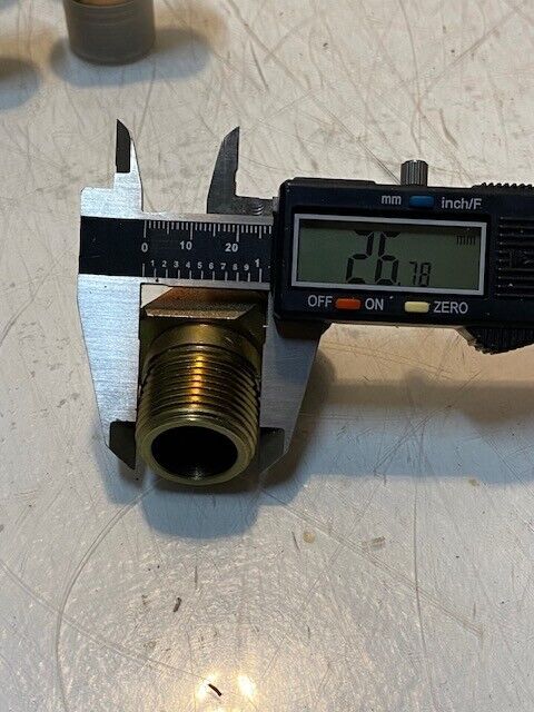 18 Quantity of 45 Degree Brass Elbow Fittings 26mm Thread 18mm ID (18 Quantity)