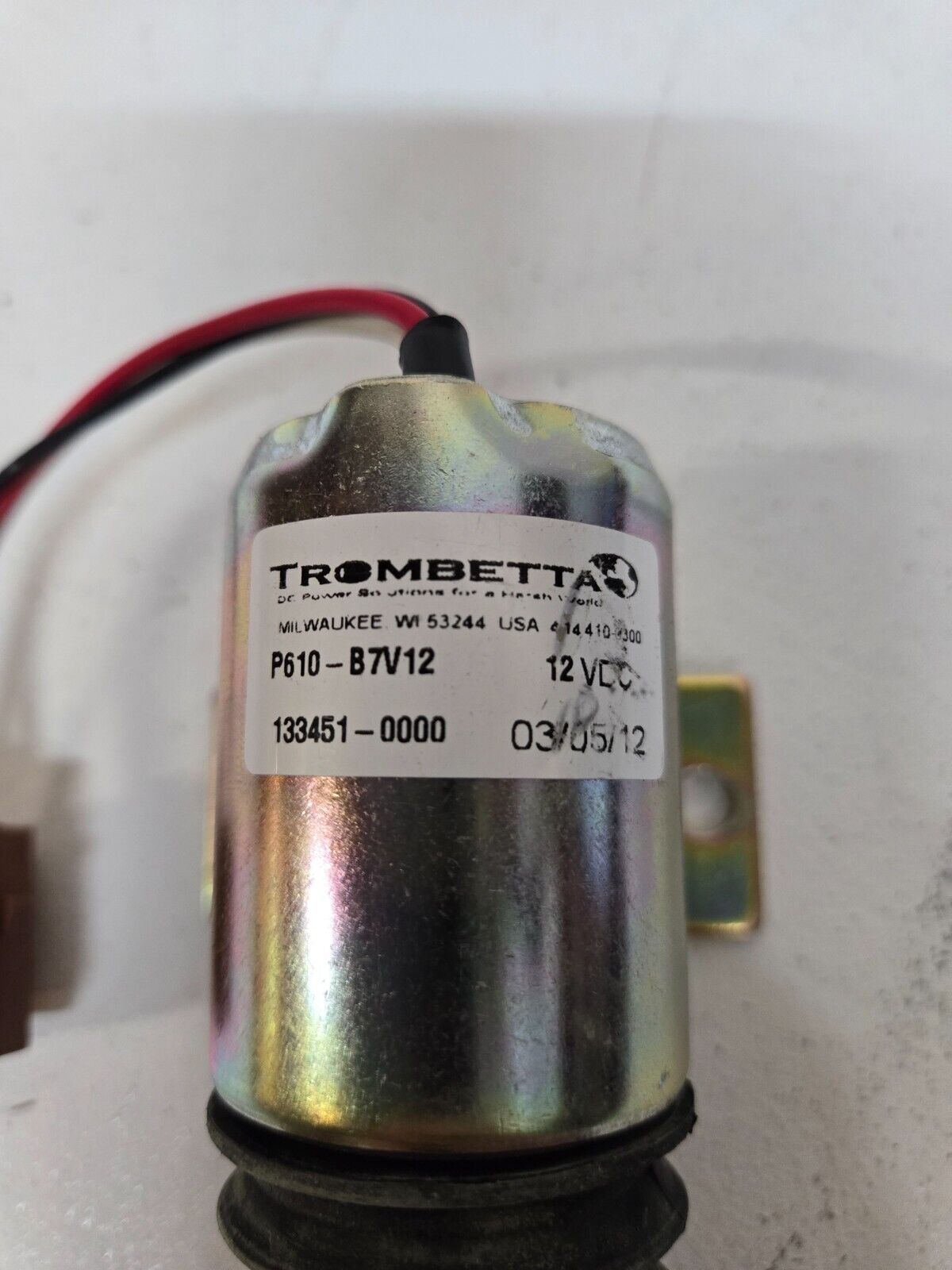 Trombetta Solenoid P610-B7V12 | 133451-0000