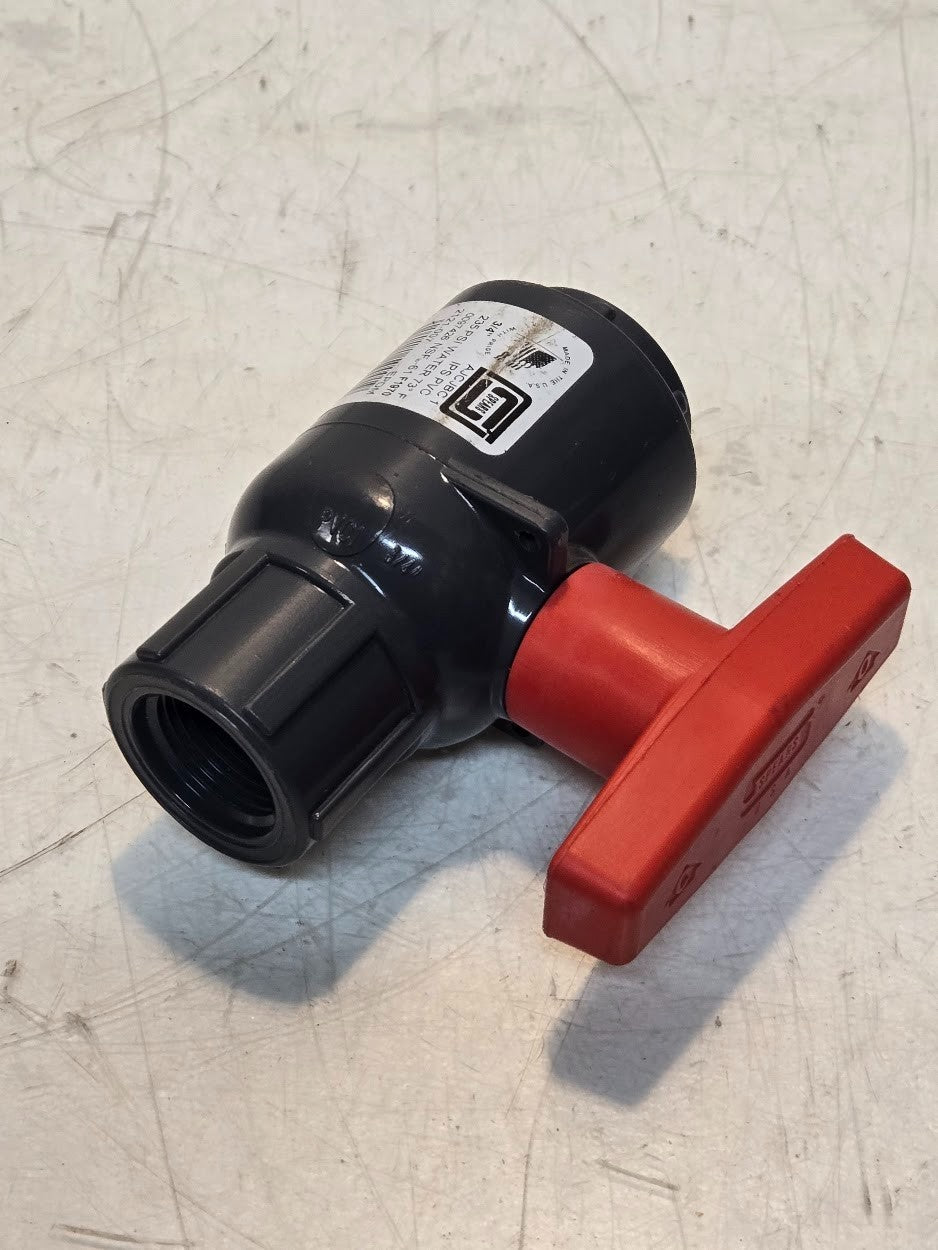 Spears 3/4" SCH 80 PVC Ball Valve 2121-007 | 235 PSI 73F | 0097426 | NSF-61