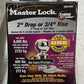 2 Qty of Master Lock 2827AT Ball Mounts 6000 lbs 2" Drop 3/4" Rise (2 Quantity)