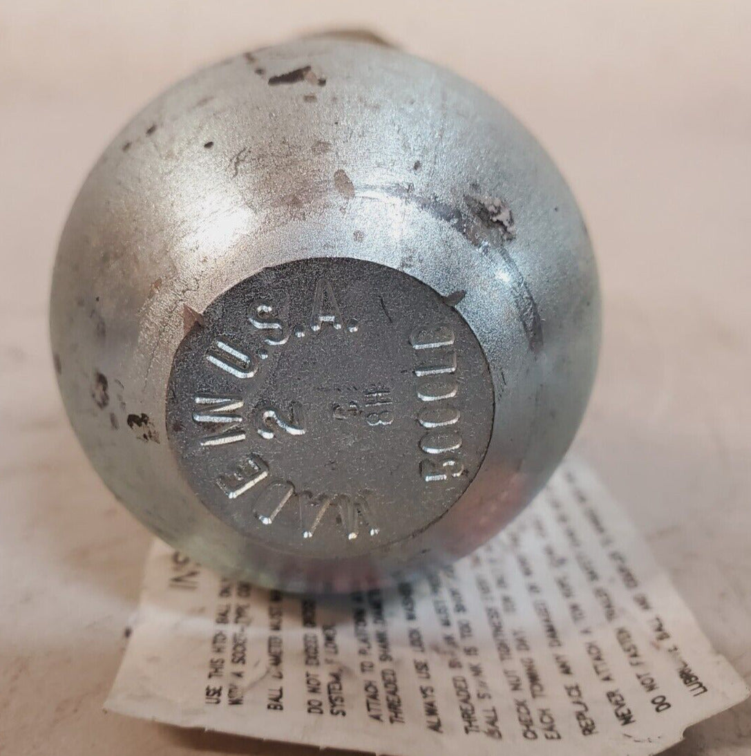 10 Quantity of Hitch Ball Zinc 2"x1"x2" | 5081 | 5000 Lb (10 Qty)