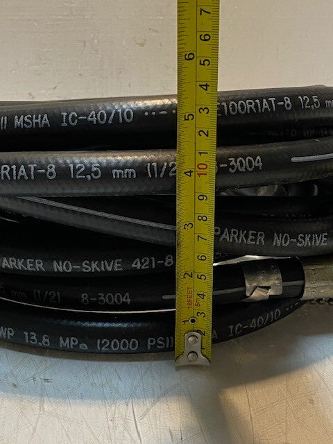 Parker No-Skive 421-830 Hose 30ft Long | SAE100R1AT-8 | 8-3Q04
