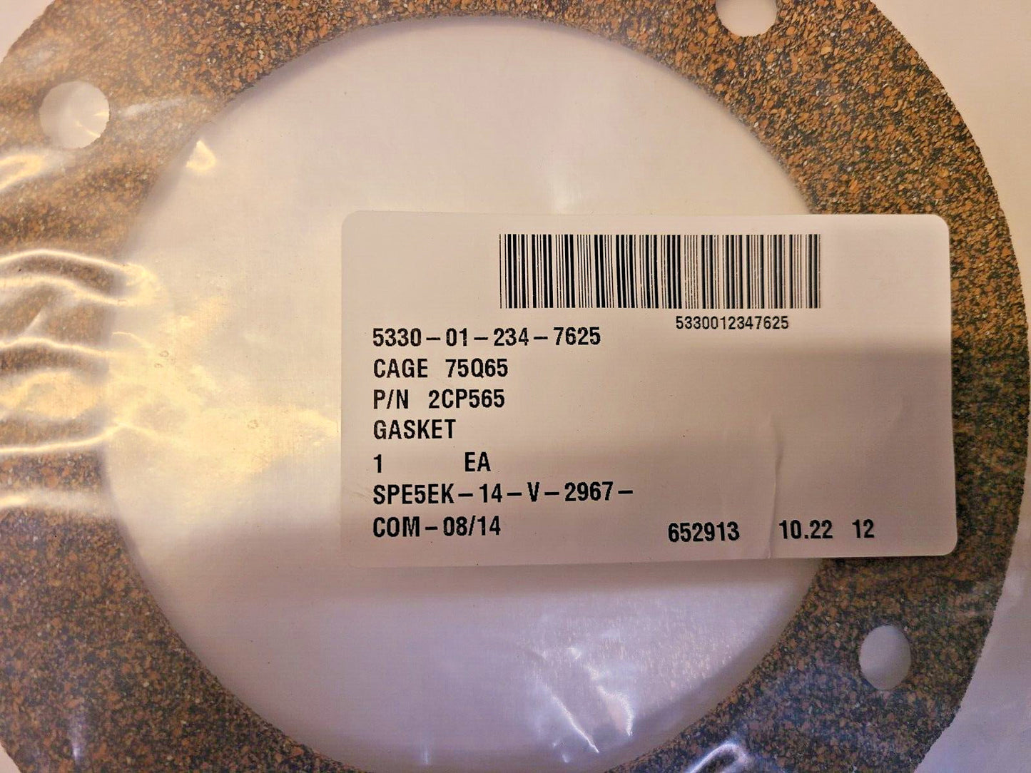 3 Qty. of Gaskets TRANS FILTER 9HR358 | 2CP565 | STRAINER ASSY 3550260 (3 Qty)