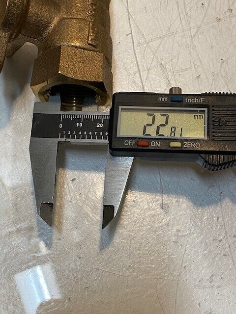 McDonald 300W Lockable Brass Curb Stop Ball Valve NL Shut Off Valve