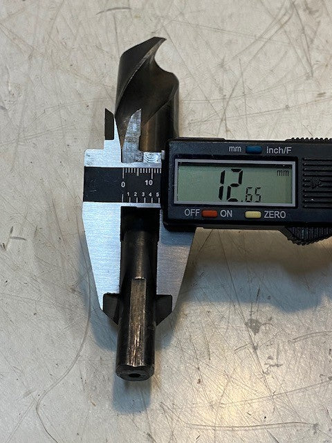 HSS 1-1/8" Drill Bit 6" Long 13mm End 28mm OD