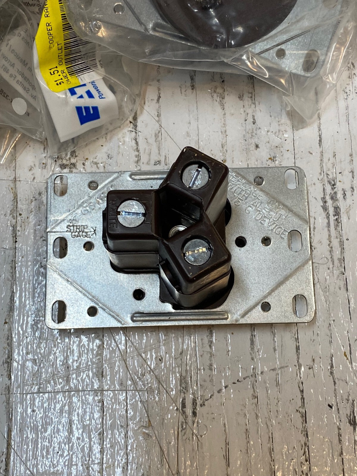 24 Eaton 32B-BOX Brown Wall Plates (24 qty)