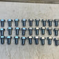 32 Quantity of Zinc Plated Hex Head Steel Bolts 1-1/4" L 16mm Thread (32 Qty)