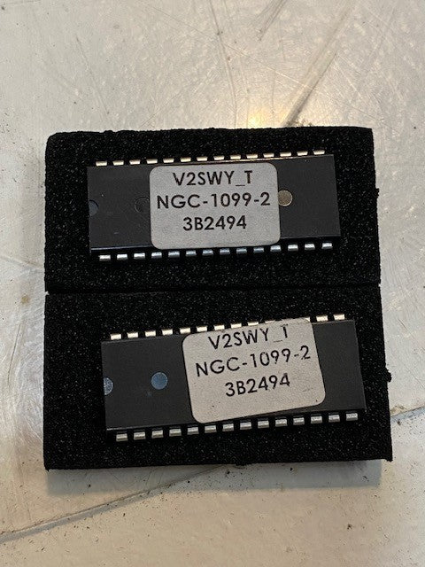 2 Qty of Integrated Circuit Eprom Chips V2SWY_T | NGC-1099-2 | 3B2494 (2 Qty)
