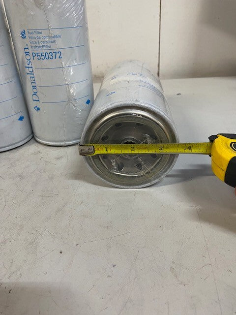 4 Quantity of Donaldson P550372 Spin On Fuel Filters (4 Quantity)