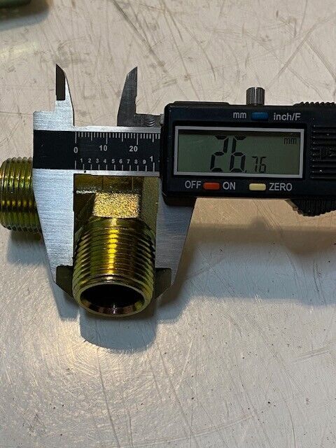 15 Quantity of 90 Degree Elbow Male to Male Pipe Fittings 12 | 27mm Thread