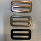 34 Qty of 3 Bar Harness/Seatbelt Slides 2-1/4"x1-1/4" Gold/Silver/Black (34 Qty)