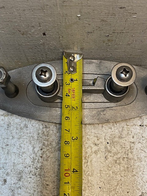 Boat Stainless Steel Pull-Up Cleat 7" Long 2-1/2" Wide