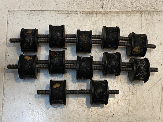 12 Quantity of Rubber Vibration Isolator Mounts 51mm OD 33mm Thick (12 Quantity)