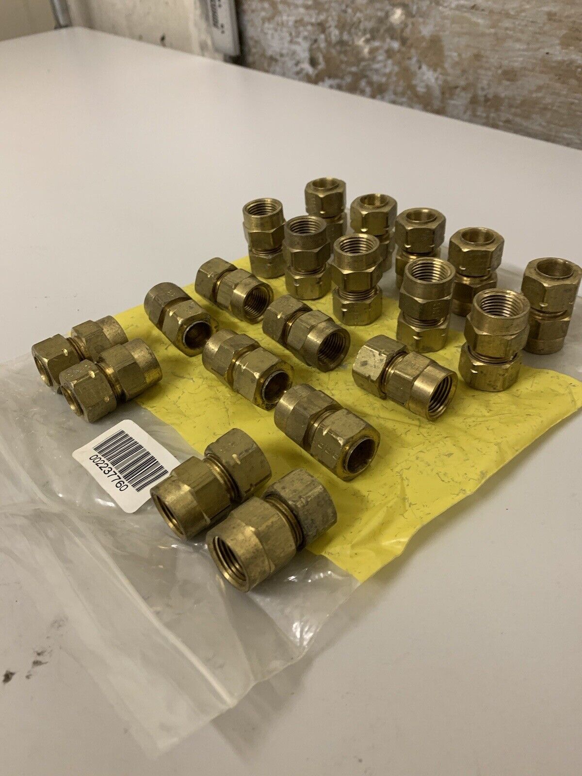 20 Pack of P3 Brass Compression Fittings Thread Size M16-1.5