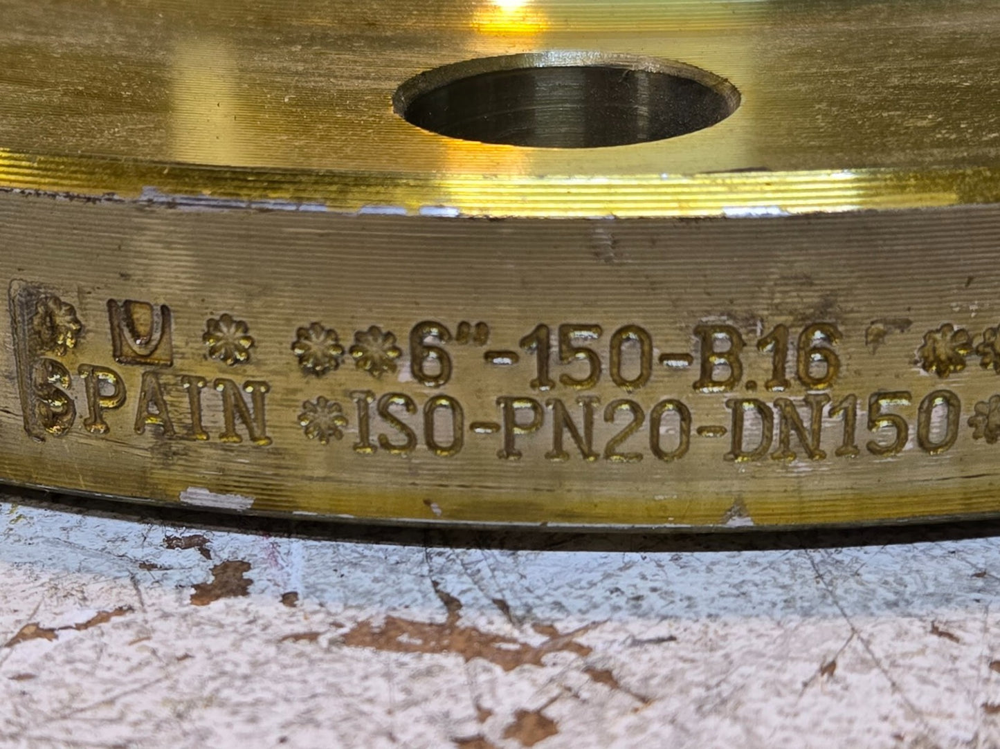 Brass Flange 6"-150-B.16 | ISO-PN20-DN150 | SA-A105N-C21 | BF48N-E204 | 138A4