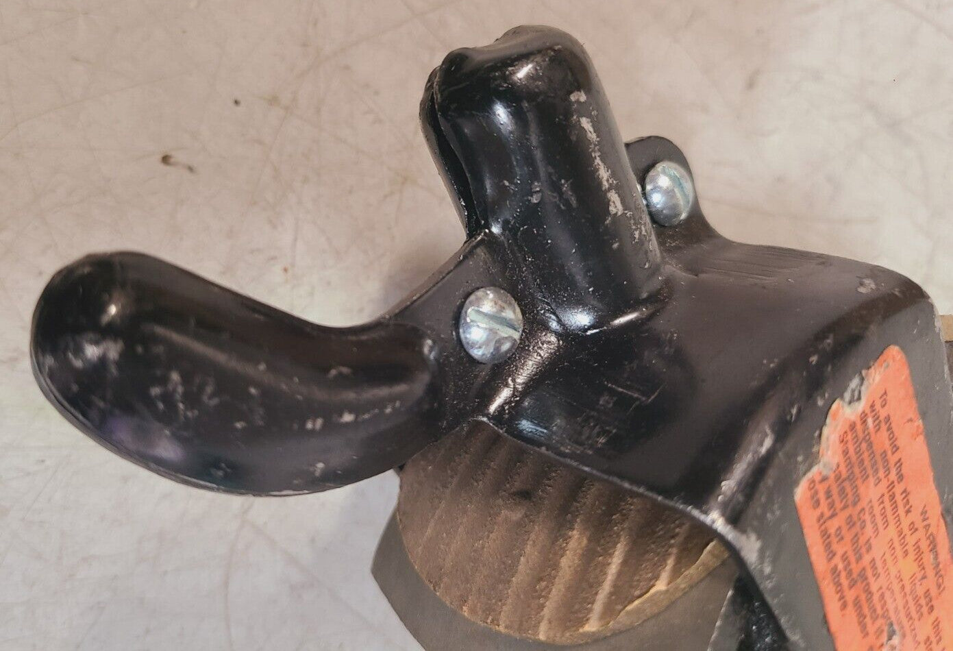 Syracuse Stamping Co. Cast Iron Bung Faucet 2" | ZE64