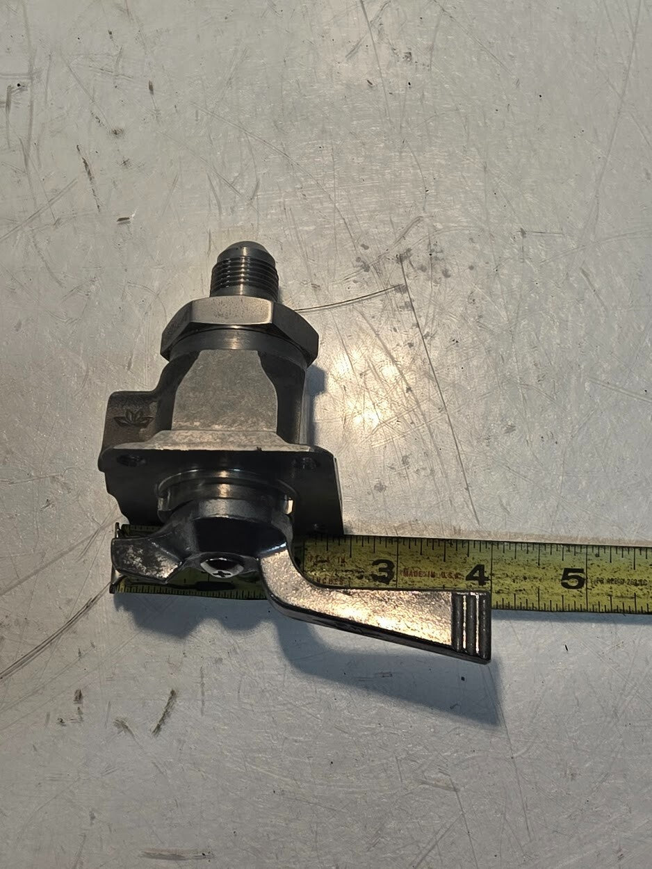 Teledyne Republic Angle Valve 1-2666-3 | 1/2" Female ORB x 1/2" Male Flare