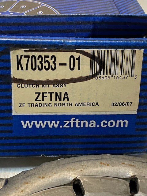 Sachs New Clutch Kit K70353-01, 324-0249-10, 3000-856-701, E50-07, 26-Spline