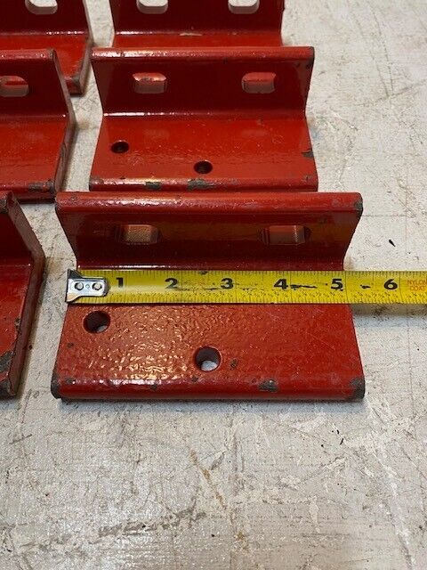 14 Quantity of Red & Black Mounting Brackets 5"x3"x2" (14 Quantity)