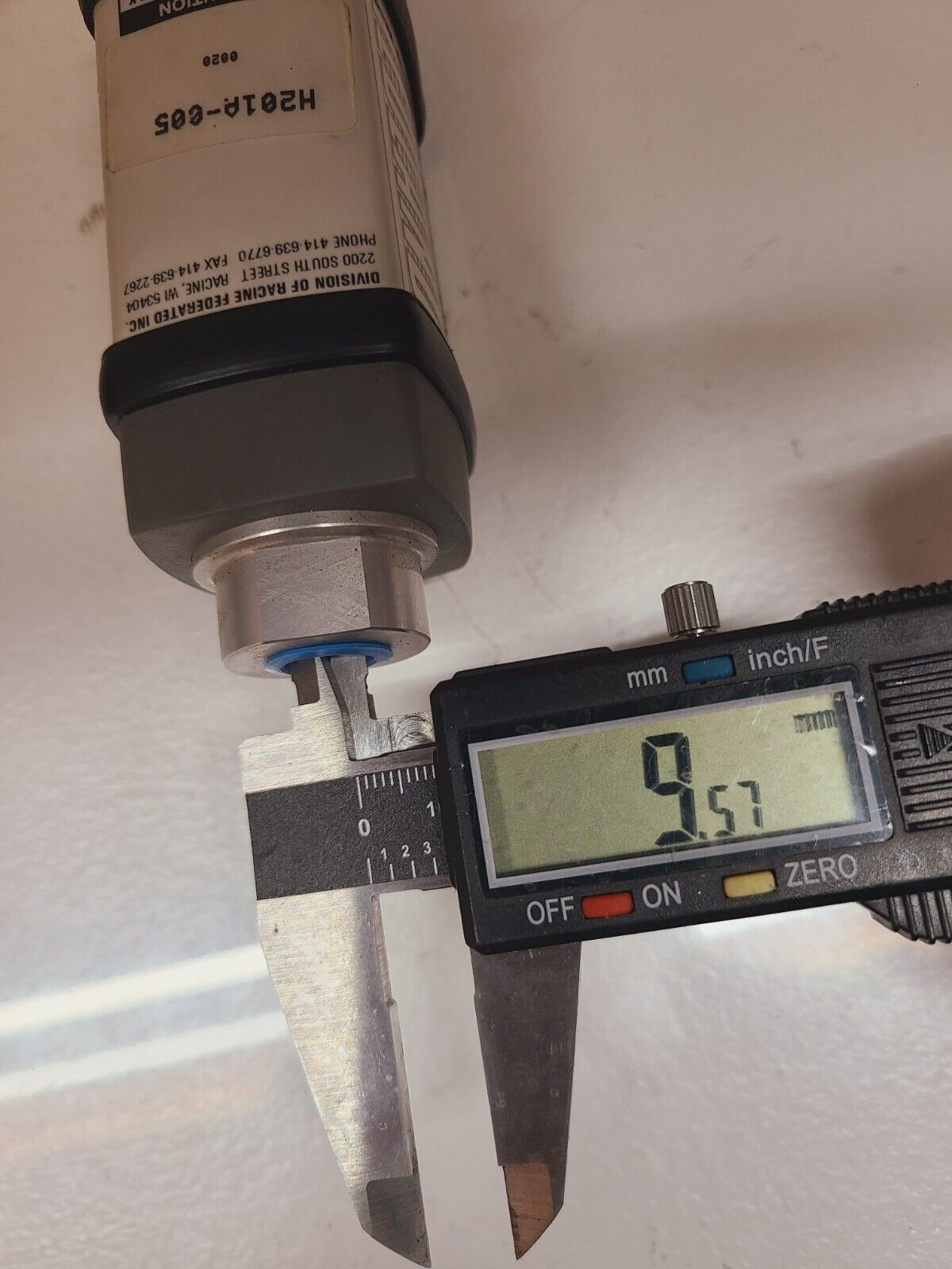 Hedland Mechanical Flowmeter H201A-005 & Manifold Valve 7024640 | FC08-20F V-C10