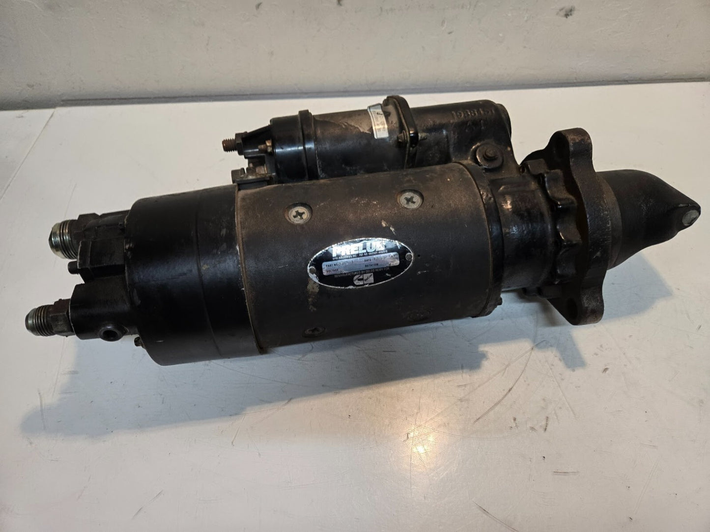Prelub 100271 Direct Drive Starter for Cummins | 1988451 | CW Rotation | 12 V