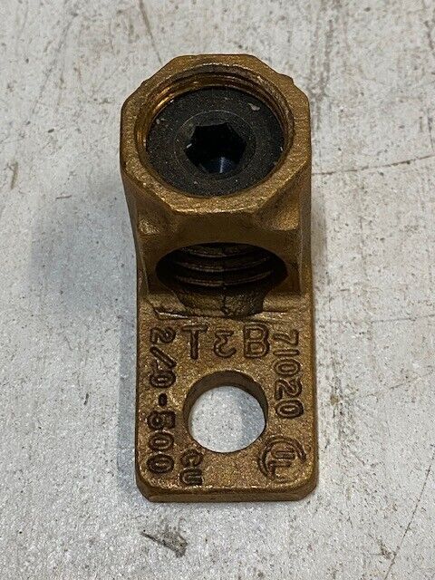 Thomas & Betts 71020 Mechanical Copper Cone Screw Lug Connector 2/0-500 Wire