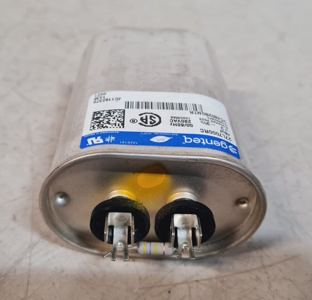 Genteq Motor Run Capacitor 27L7000RC | VC48028GNTR | JC1182370 | 1438 | 0021