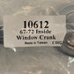 Interior Door Handle Set 10612 | 67-72 Inside Window Crank | 1410J173/1442018S