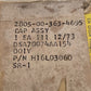 Teledyne Continental 1-H16L 3060 Cap Assembly | 2805-00-363-4695 | DSA70074AA154