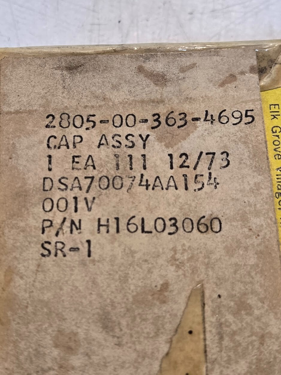 Teledyne Continental 1-H16L 3060 Cap Assembly | 2805-00-363-4695 | DSA70074AA154