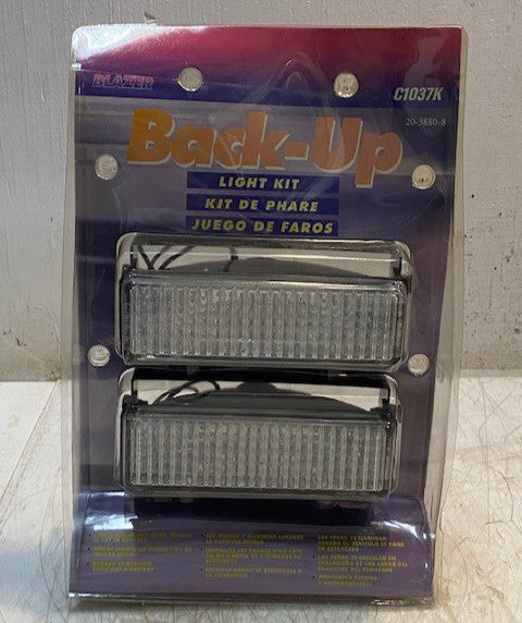 Blazer C1037K Universal Car Truck Trailer Back-Up Light Kit 20-3880-8