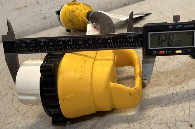 Camco PowerGrip 90-Degree Twist-Lock Electrical Adapter Plug Connector SS2-50P