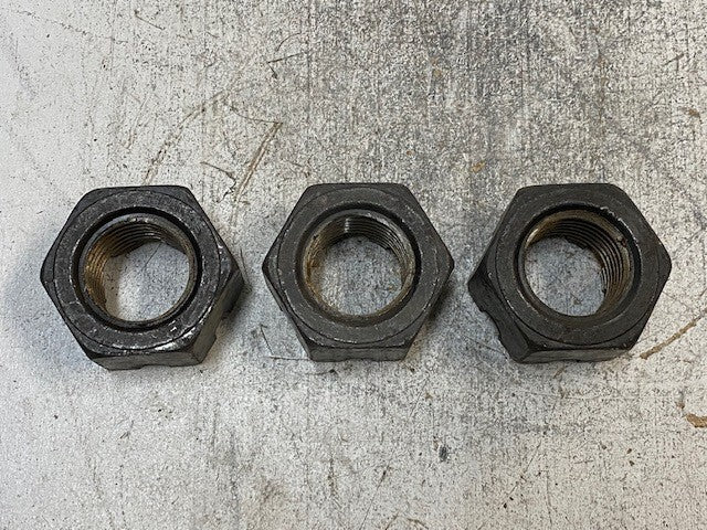 3 Qty of Hex Castle Spindle Slotted Nuts 39mm ID, 68mm Wide, 43mm Height (3 Qty)