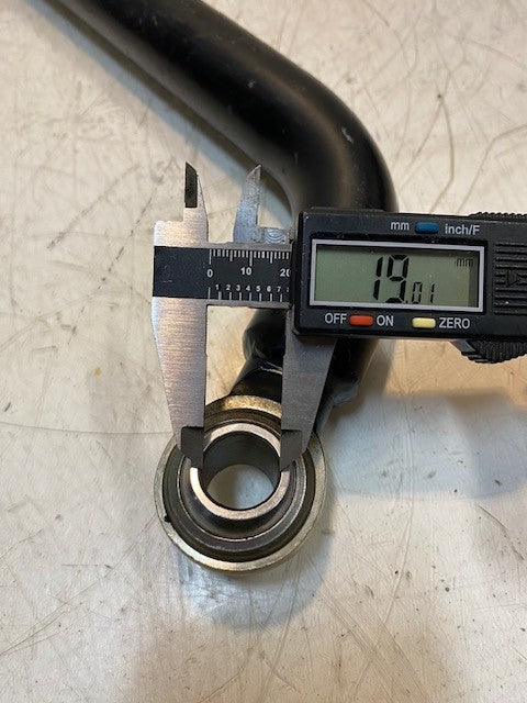 Allstar Performance Adjustable J-Bar Pan Hard Bar w/ 5-1/2" Drop 19mm Bore