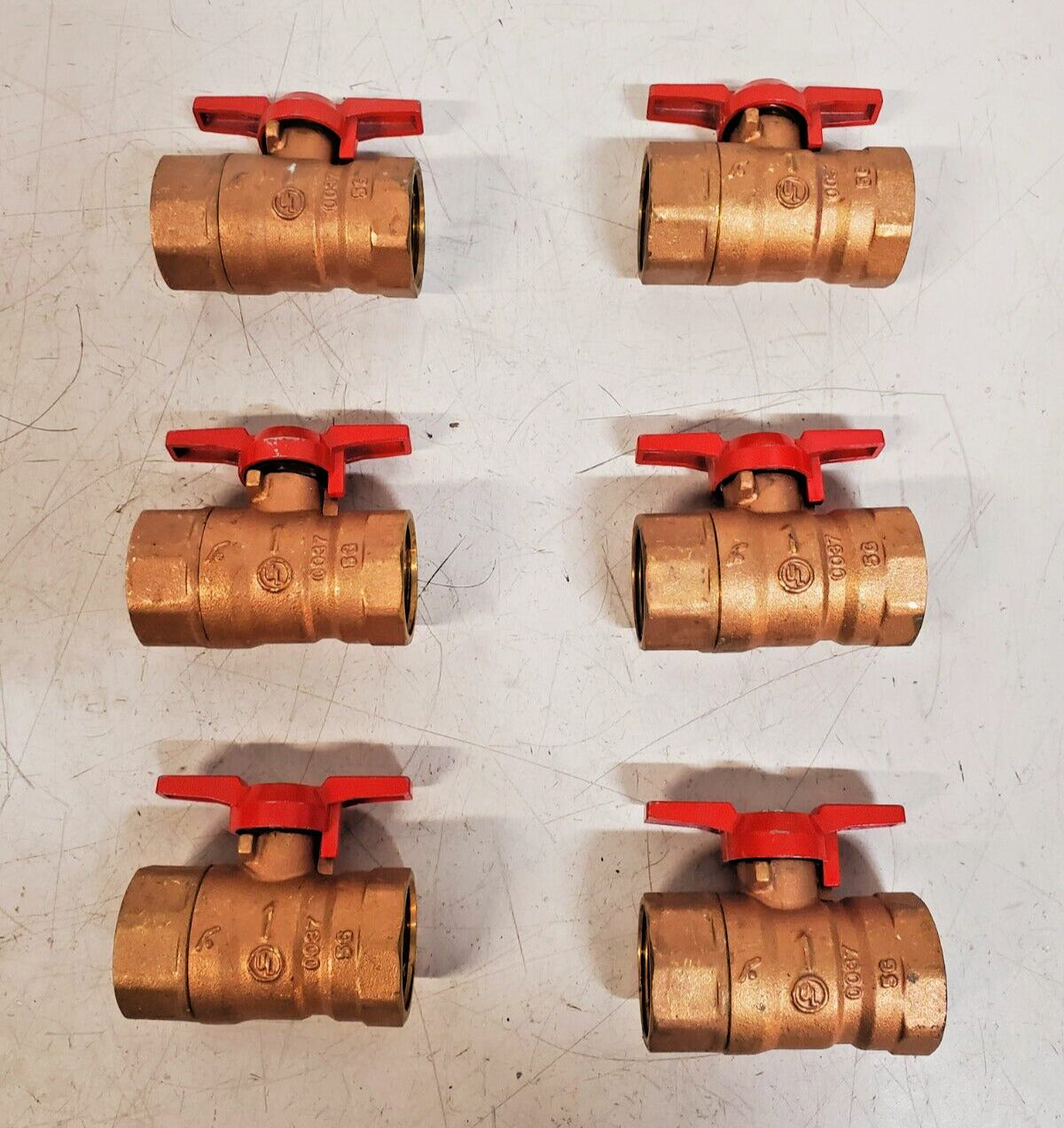 6 Qty. of McDonald Valves 1" | F1361S | 0037 | 1/2PSI 5G (6 Qty)