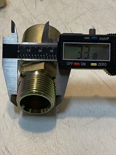 16 Quantity of Hydraulic Hose Male Crimp Fittings 7661-16TY (16 Quantity)