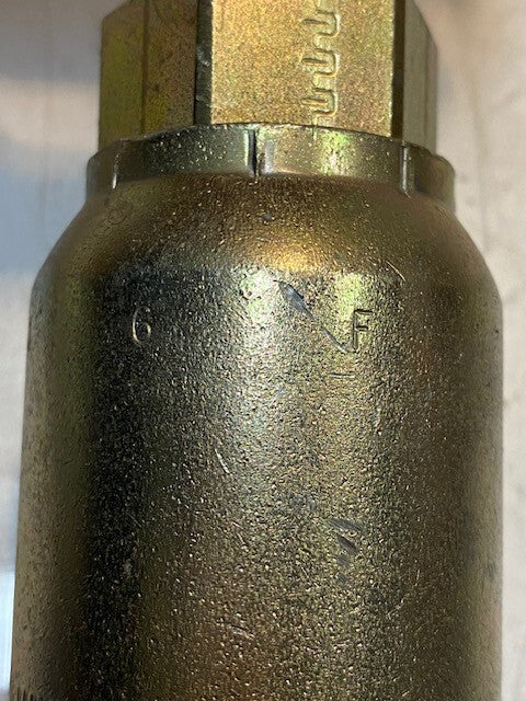 Parker 16F78-16-16 | KG | Crimp Hose Fitting 6-1/4" H 19mm ID 52mm OD