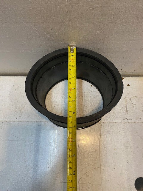 Mission Rubber Reducer Coupling SBCCI BOCA 6" CI/PL to 6" CI/PL, B602, MR56-66