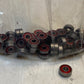 60 Quantity of Speed Metal Skateboard Bearings 22x8x7mm Red (60 Quantity)