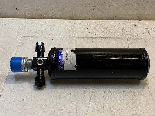 Drier Filter Receiver w/ Top mnt Trinary Switch 31-2002-1 | 12" Long 4" Wide