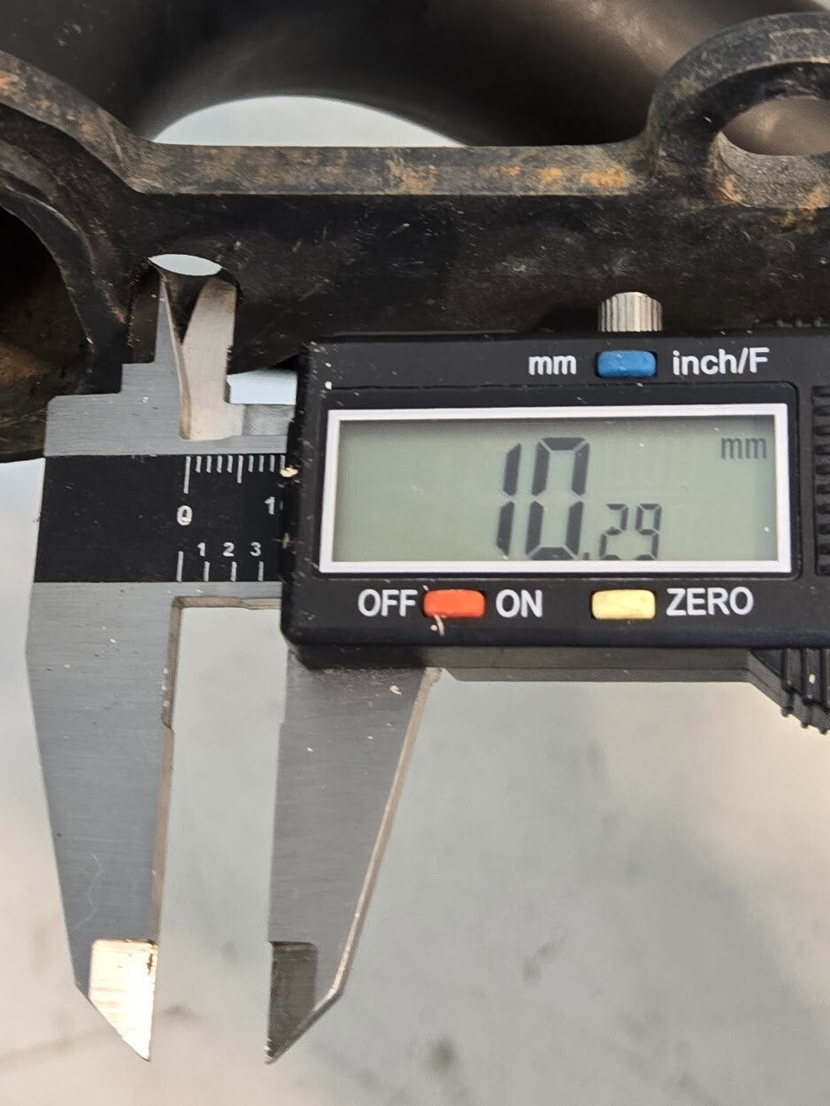 Exhaust Header 3" Outlet 4 Cylinders Long Tube 36" Overall Length 17.25" Height