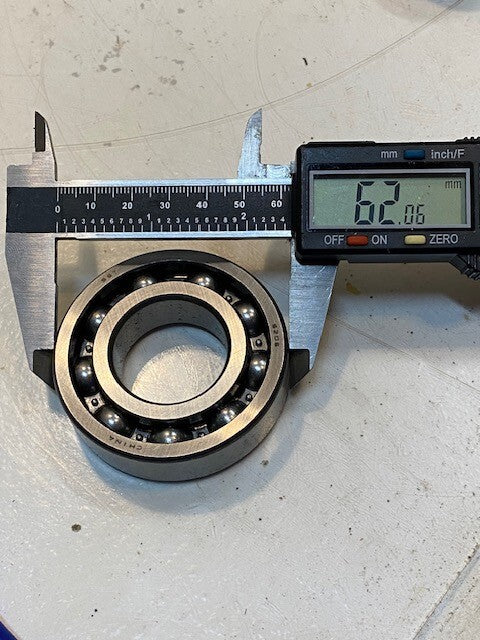 6 Quantity of SST 6206 Deep Groove Ball Bearings 16x30x62mm (6 Quantity)