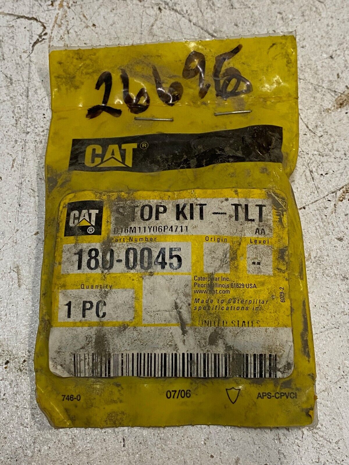 CAT Stop Kit - TLT 180-0045