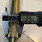 Rear Axle 179-4-04-08-C | 41-1/2" Long 16mm End 25mm Thread 24-Spline 100mm OD