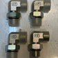 4 Quantity of Elbow Fittings 3X A-12 | 27mm Thread 15mm ID 30mm Thread (4 Qty)
